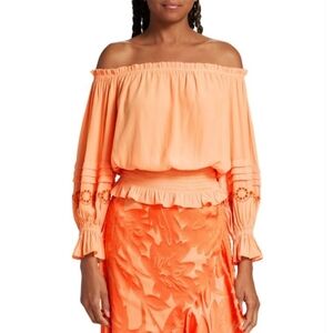 Ramy Brook Clara Off-the-Shoulder Blouse. NWT